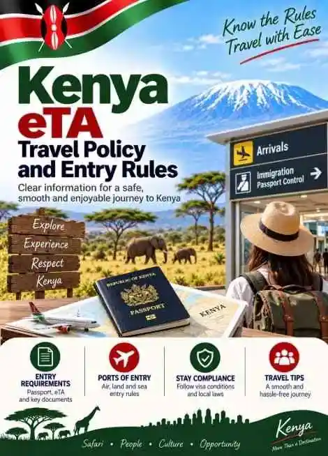 Kenya eTA travel policy and entry rules