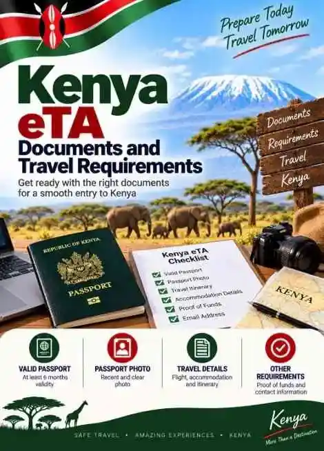 Kenya eTA documents and travel requirements